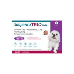 SIMPARICA TRIO 2,5 A 5 KG