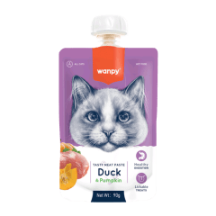 WANPY TASTY CAT DUCK AND PUMPKIN 90 GR