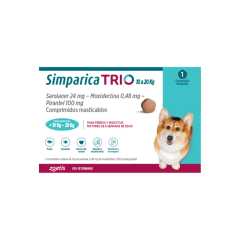 SIMPARICA TRIO 10 A 20 KG
