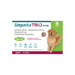 SIMPARICA TRIO 20 A 40 KG