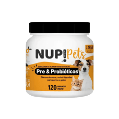 NUP PETS PRE & PROBIOTICOS SABOR CARNE