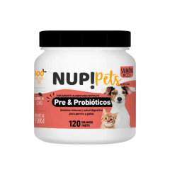 NUP PETS PRE & PROBIOTICOS SABOR SALMON