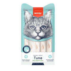WANPY CAT CREAMY TREAT TUNA Y CODFISH 70 GR