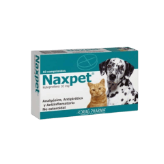 NAXPET TABLETA GATO Y PERRO 10 COMP