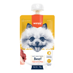 WANPY TASTY DOF BEEF, CARROT AND PEA 90 GR