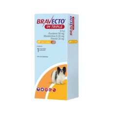 BRAVECTO 1 M TRIPLE 2.5 A 5 KG