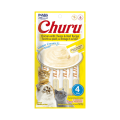 CHURU POLLO, QUESO Y CARNE 56 GR