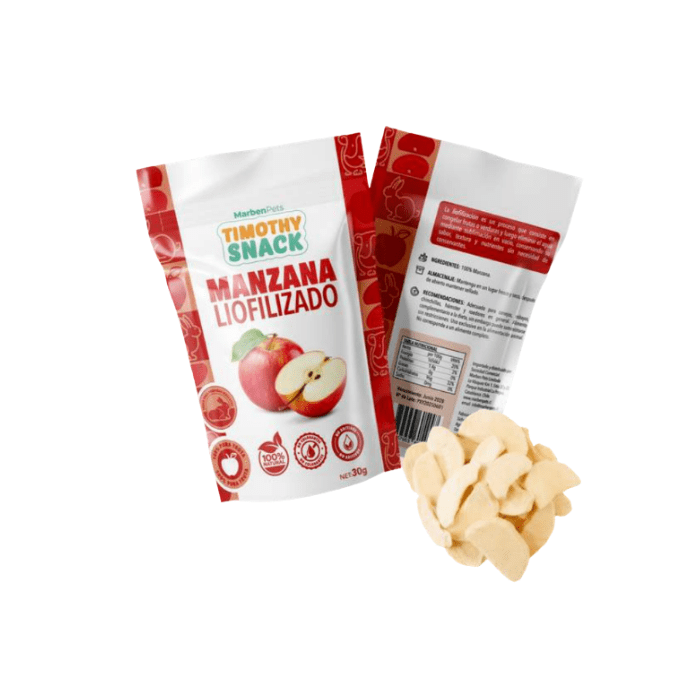 SNACK LIOFILIZADO MANZANA 30 GR1