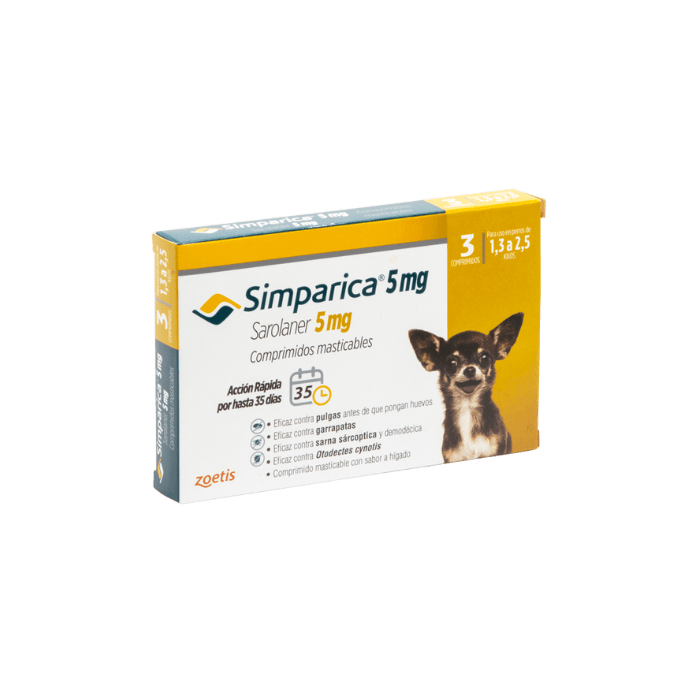 SIMPARICA 1,3 A 2,5 KG2