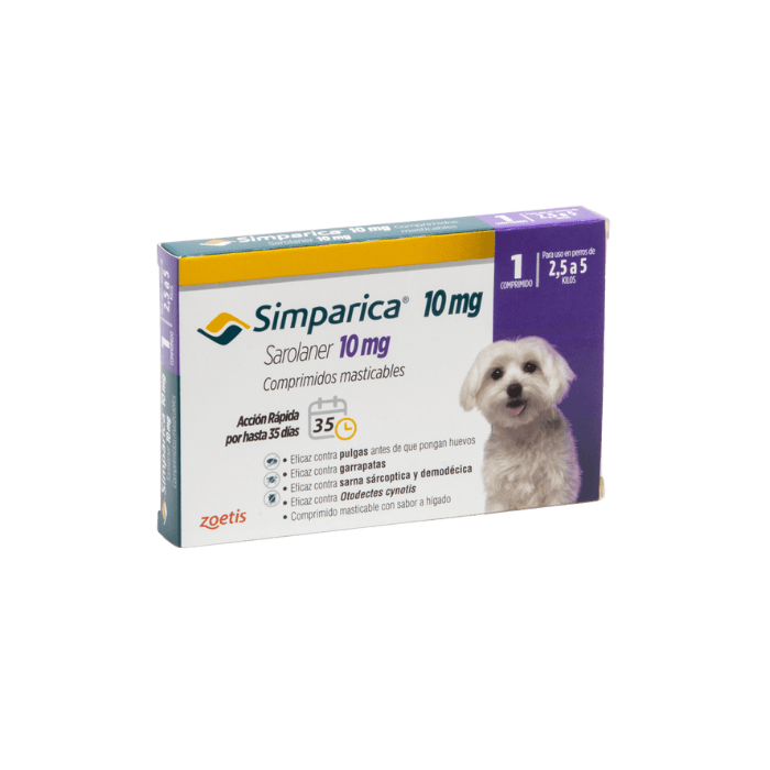 SIMPARICA 2,5 A 5 KG1