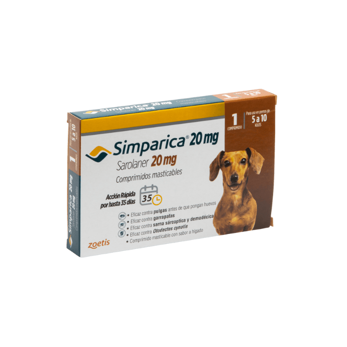 SIMPARICA 5 A 10 KG2