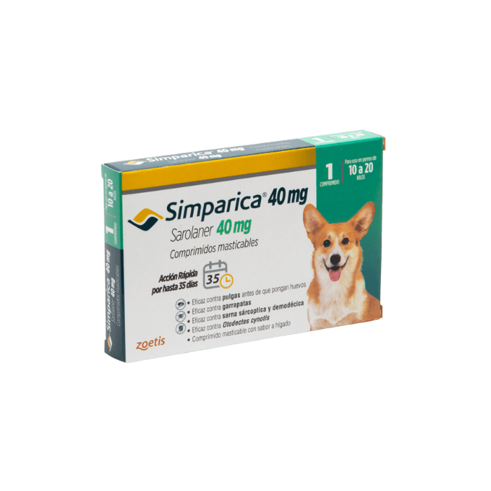 SIMPARICA 10 A 20 KG1