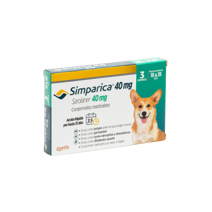 SIMPARICA 10 A 20 KG2