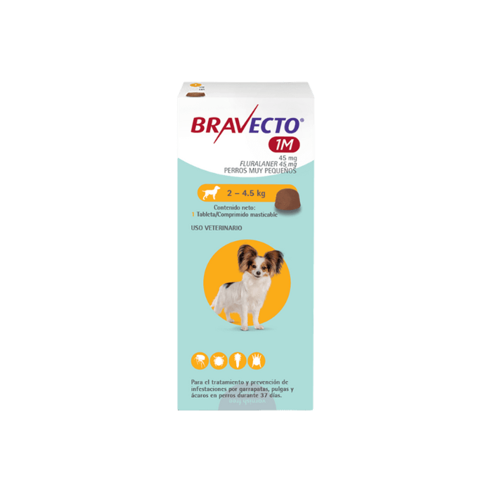 BRAVECTO 1 M 2 A 4,5 KG1
