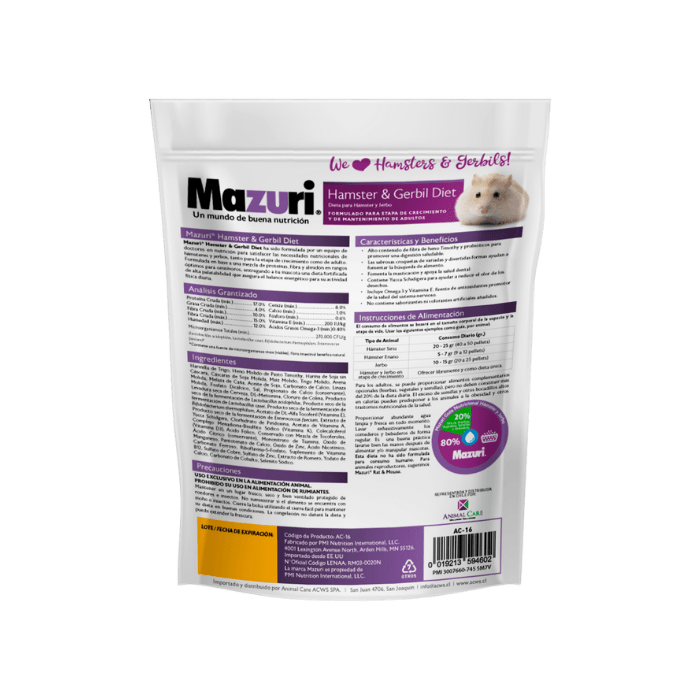 MAZURI HAMSTER 340 GR2