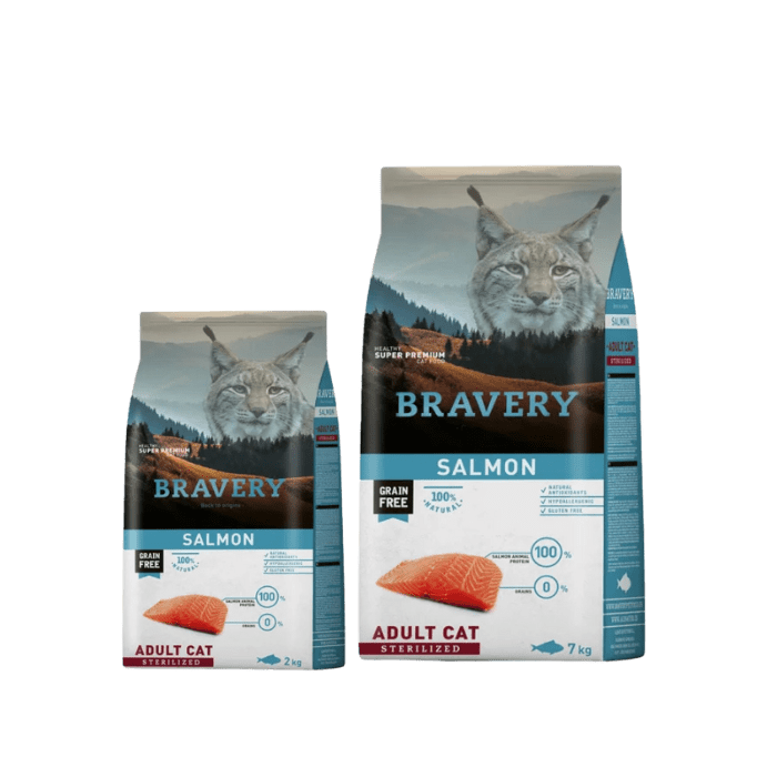 BRAVERY SALMON ADULT CAT STERILIZED1