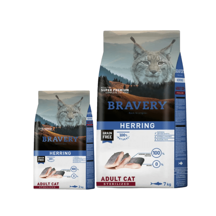 BRAVERY HERRING ADULT CAT STERILIZED1