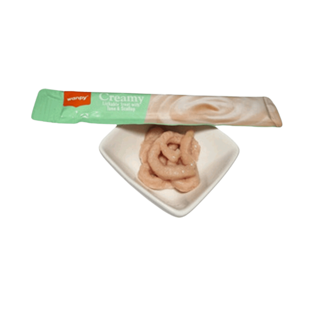 WANPY CAT CREAMY TREAT TUNA Y SCALLOP 70 GR2