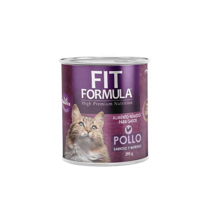 LATA FIT FORMULA GATO POLLO 290 GR1