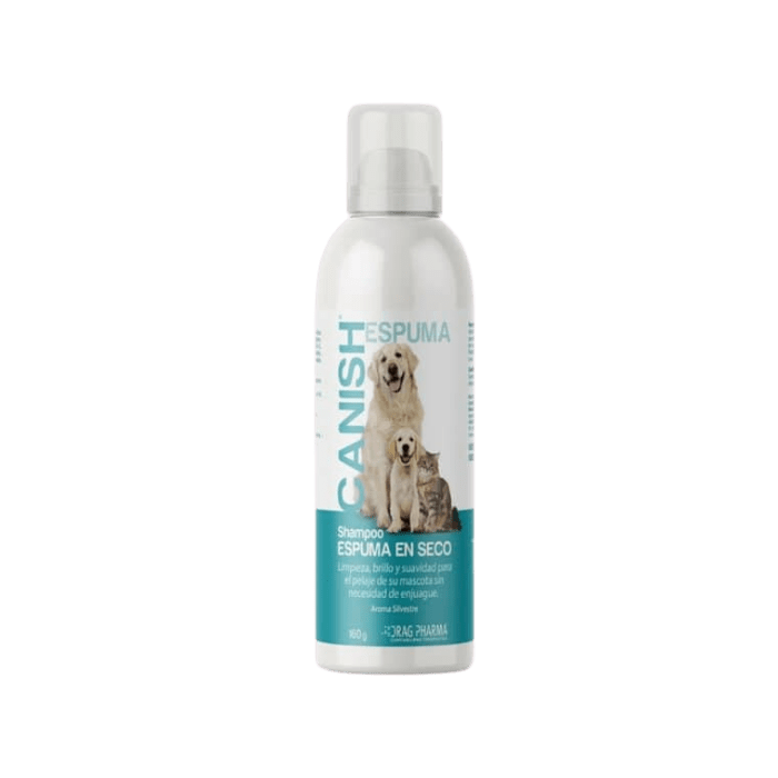 SHAMPOO CANISH ESPUMA EN SECO 160 ML1
