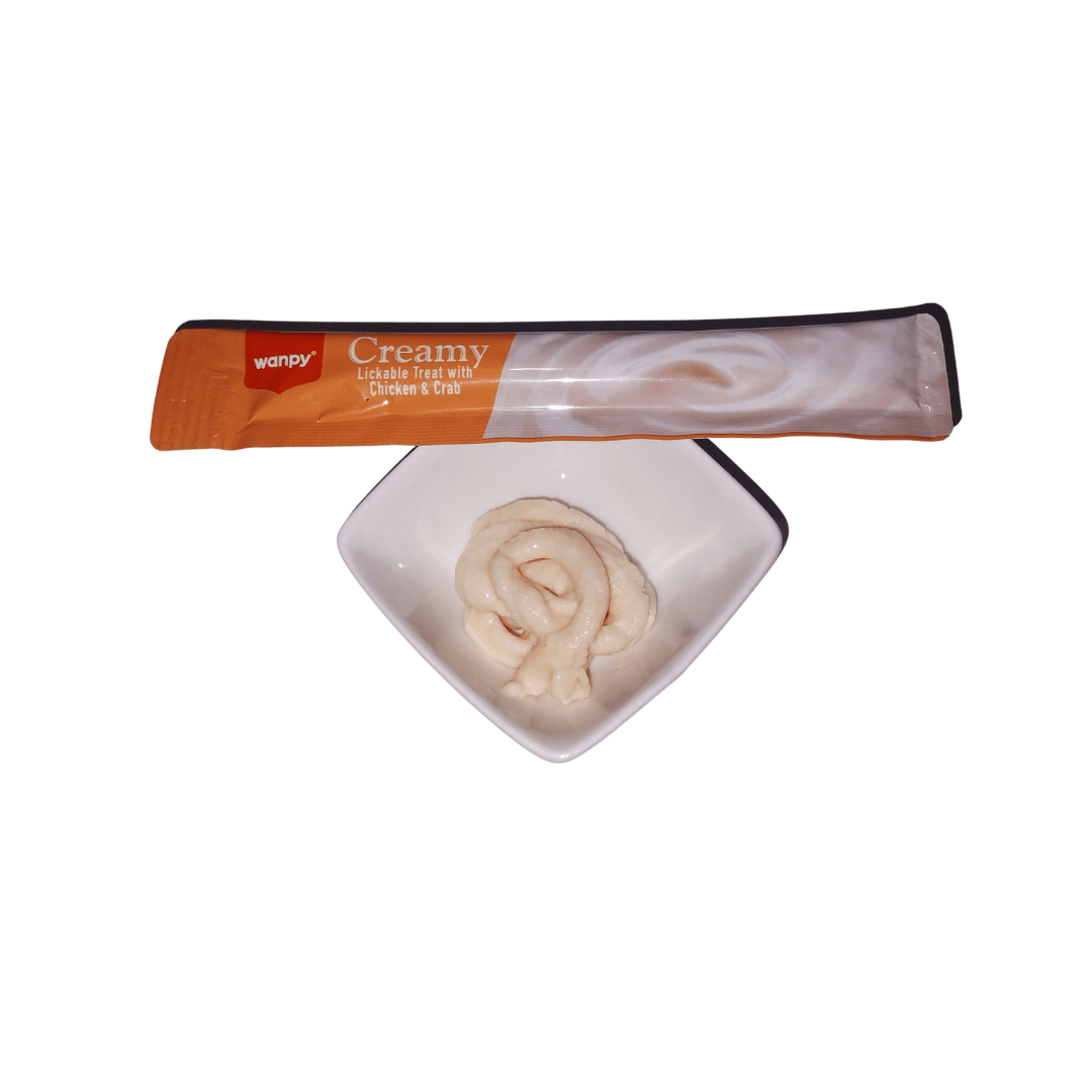 WANPY CAT CREAMY CHICKEN CRAB 70 GR2