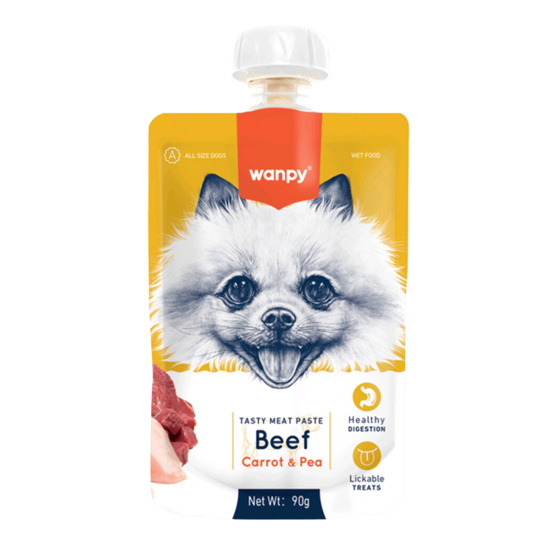 WANPY TASTY DOF BEEF, CARROT AND PEA 90 GR1