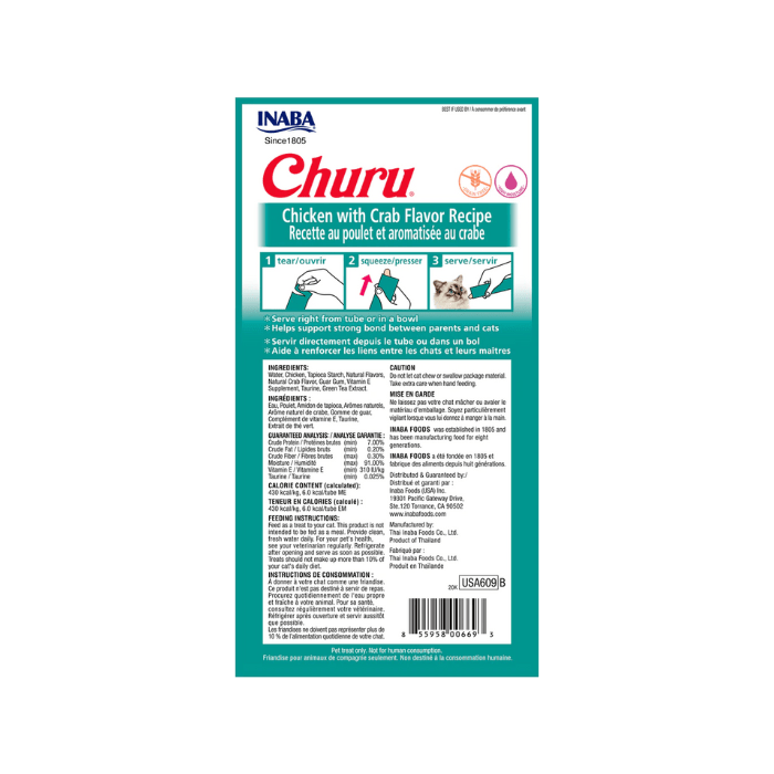 CHURU POLLO Y CANGREJO 56 GR2