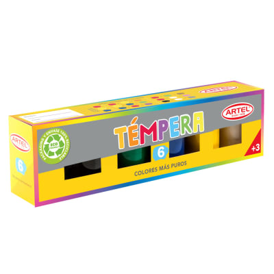 TEMPERA ARTEL 6 COLORES