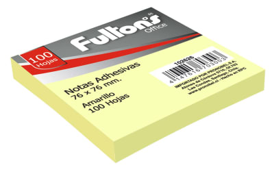 NOTA ADHESIVA 76X76 100 HOJAS FULTON´S