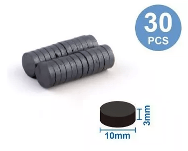 IMAN REDONDO 10*3 MM 30 PCS