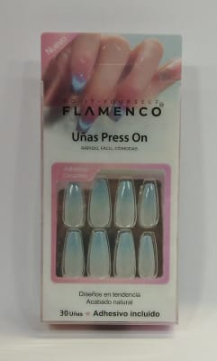 UÑAS PRESS ON 30UNID.FLAMENCO MB008860-01-11