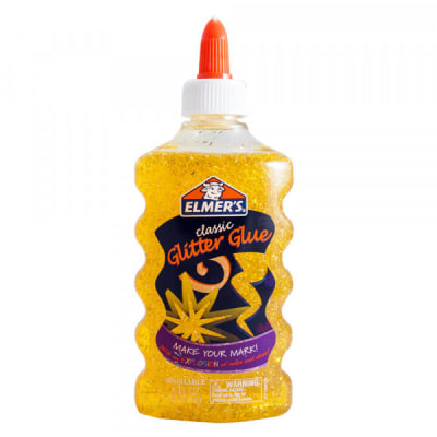COLA FRIA ELMER'S GLITTER YELLOW 177ML1