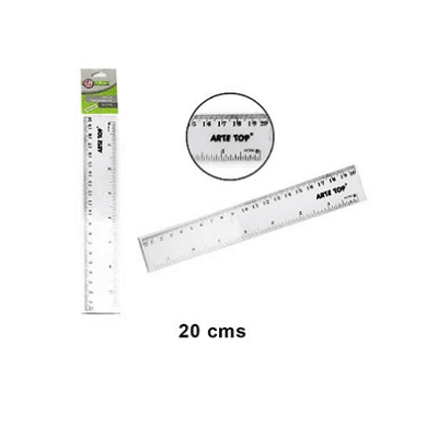 Regla transparente arte top 20cm1