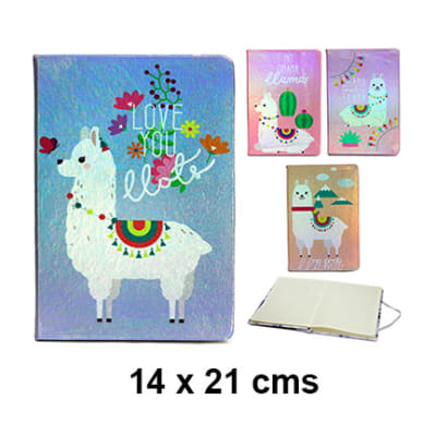 LIBRETA A5 IRIDESCENTE MIX 100HJS