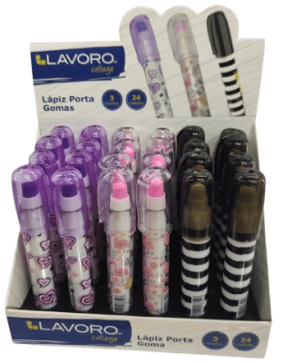 LAPIZ PORTA GOMA LAVORO