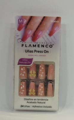 uñas postizas flamenco  mb008500-22-11-12-13-15-16