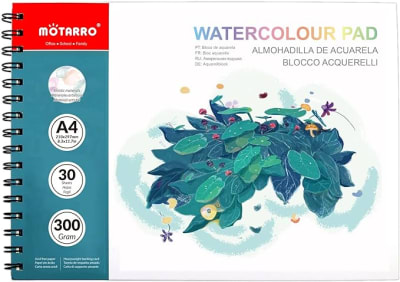 BLOCK DE ACUARELA A4 300GRA 30HOJAS