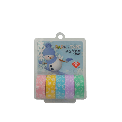 Cinta Adhesiva Washi Tape NIEVE 5UNI ALE-00281