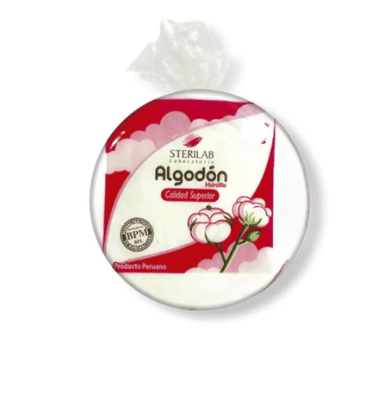 ALGODON 50 GRAMOS HIDRÓFILO STERILAB