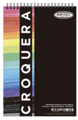 CROQUERA ARTEL OFICIO 21X32 CM