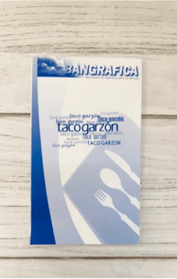 Block Garzon blanco bangrafica