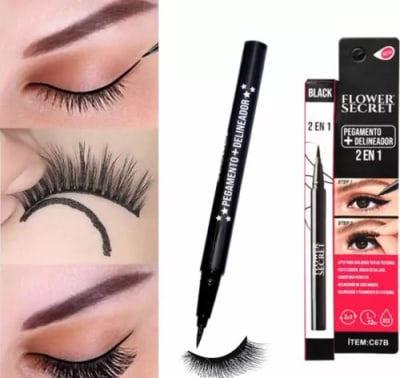 Set delineador de ojos con pegamento C67B