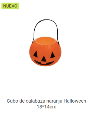 CANASTO CALABAZA HALLOWEEN 13559