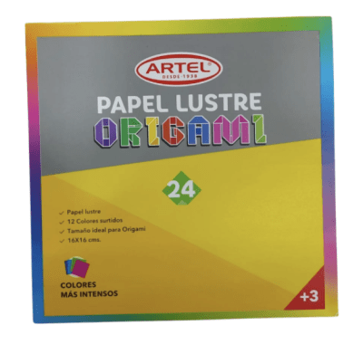 Block papel lustre Artel 16x16 24hjs 12col