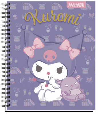Cuaderno Universitario Proarte 100hjs kuromi1