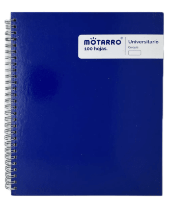 Cuaderno universitario Motarro 100hjs croquis