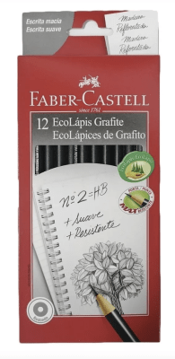 Lapiz grafito faber castell hexagonal12uni