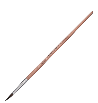 Pincel pelo camello N°0 mango madera1
