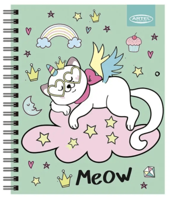 Cuaderno Universitario artel M7 100hojas Unicornio1