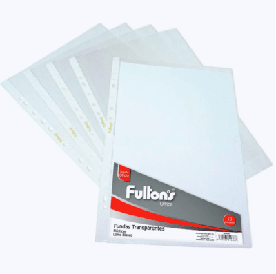 Funda Transparente Oficio 10uni FULTON´S 391476